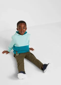 Sweat-shirt à capuche en coton mélangé doux