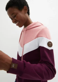 Sweat-shirt à capuche et grand col