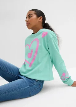 Sweat-shirt 100% coton à base ballon