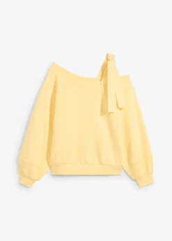 Sweat-shirt ample, asymétrique