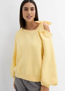 Sweat-shirt ample, asymétrique