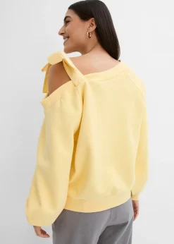 Sweat-shirt ample, asymétrique