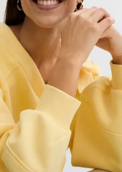 Sweat-shirt ample, asymétrique