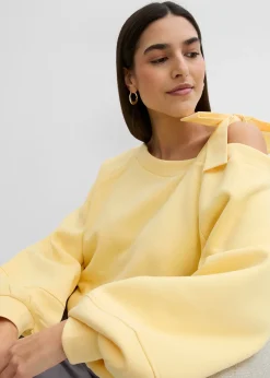 Sweat-shirt ample, asymétrique