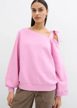 Sweat-shirt ample, asymétrique