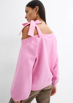 Sweat-shirt ample, asymétrique