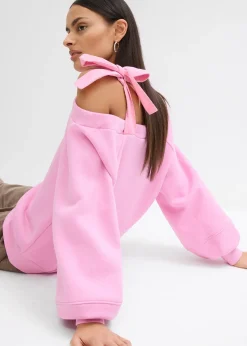 Sweat-shirt ample, asymétrique