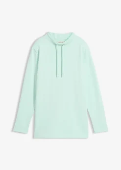 Sweat-shirt avec base fendue