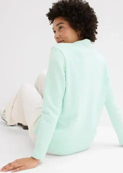 Sweat-shirt avec base fendue