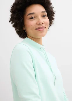 Sweat-shirt avec base fendue