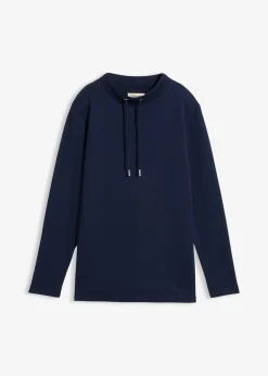 Sweat-shirt avec base fendue