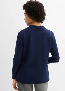 Sweat-shirt avec base fendue