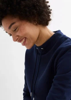 Sweat-shirt avec base fendue