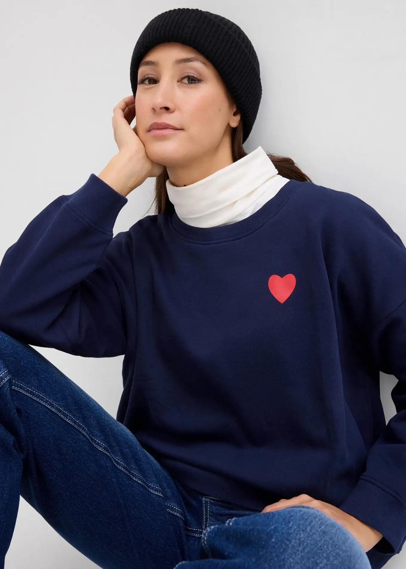 Sweat-shirt de grossesse et d'allaitement