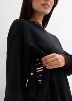 Sweat-shirt de grossesse et d’allaitement 100% coton