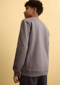 Sweat-shirt doux en coton mélangé