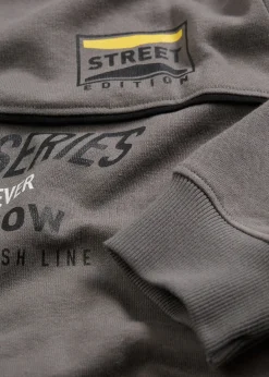 Sweat-shirt doux en coton mélangé