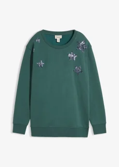 Sweat-shirt en coton mélangé