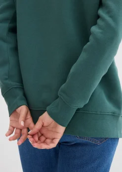 Sweat-shirt en coton mélangé