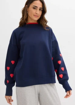 Sweat-shirt en coton mélangé