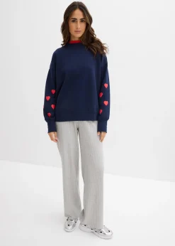 Sweat-shirt en coton mélangé