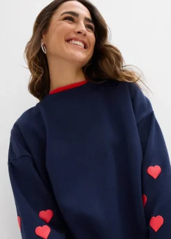 Sweat-shirt en coton mélangé