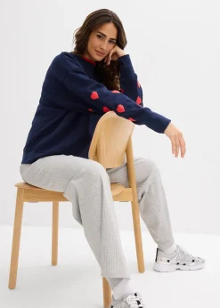 Sweat-shirt en coton mélangé