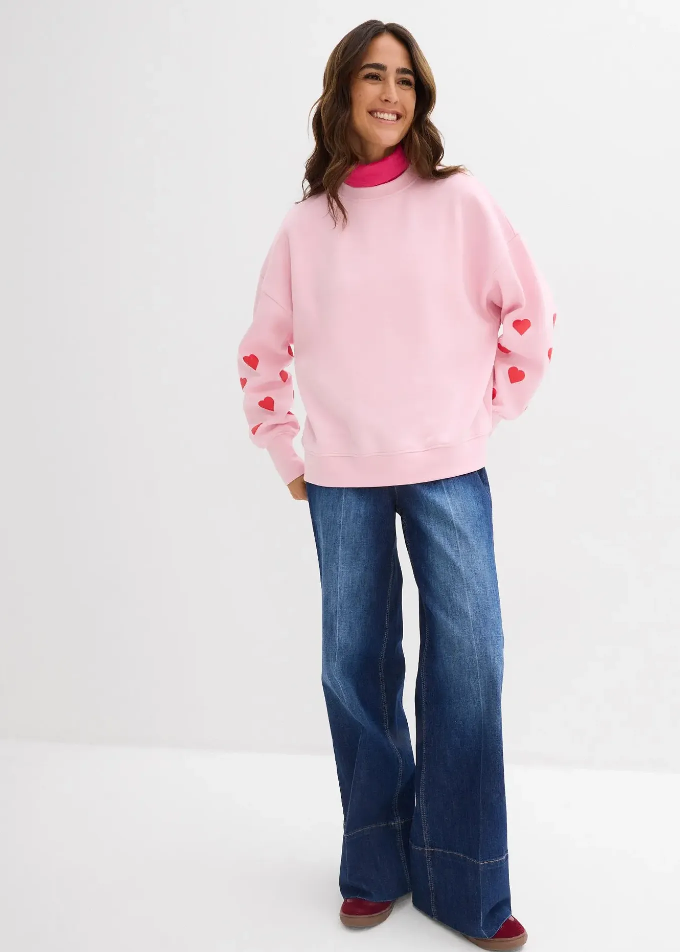 Sweat-shirt en coton mélangé