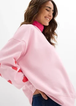 Sweat-shirt en coton mélangé