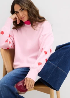 Sweat-shirt en coton mélangé