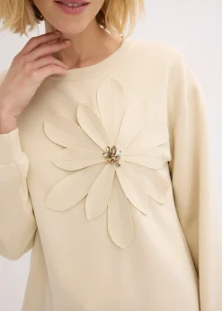 Sweat-shirt en néoprène avec application