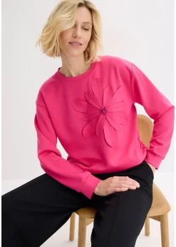 Sweat-shirt en néoprène avec application