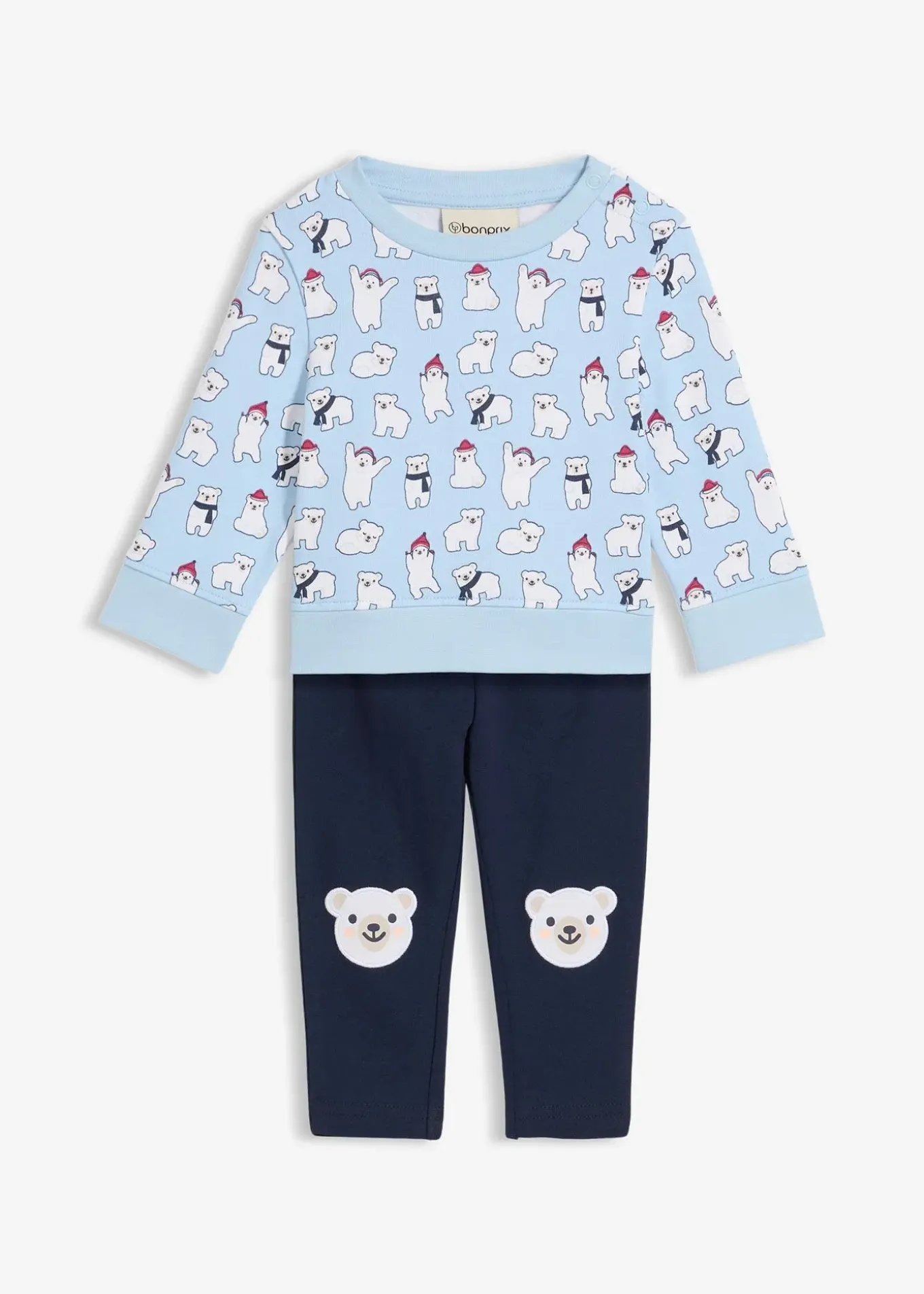 Sweat-shirt et legging bébé 100% coton (ens. 2 pces)