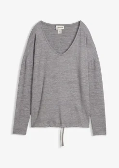 Sweat-shirt oversize effet maille