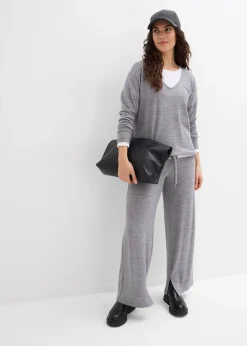 Sweat-shirt oversize effet maille