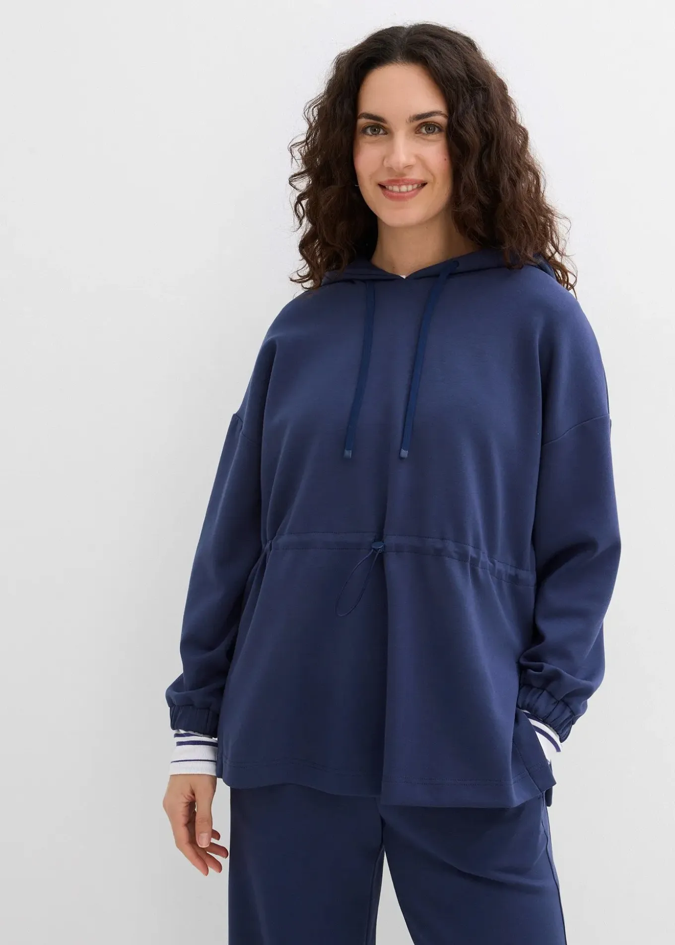 Sweat-shirt oversize en matière néoprène douce