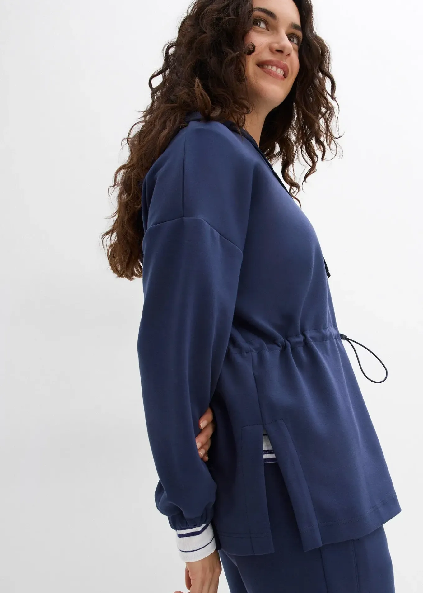 Sweat-shirt oversize en matière néoprène douce