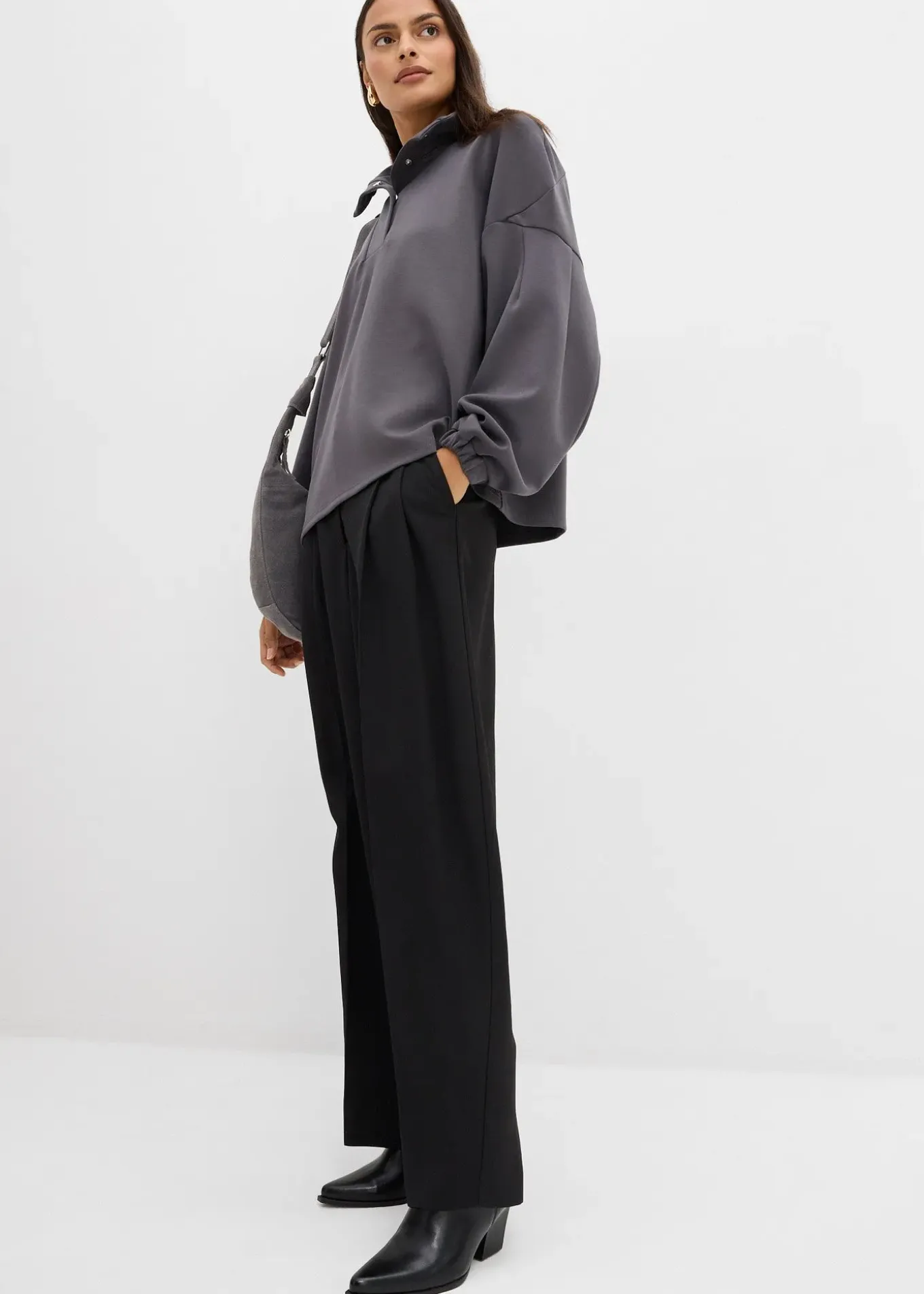 Sweat-shirt oversize en néoprène