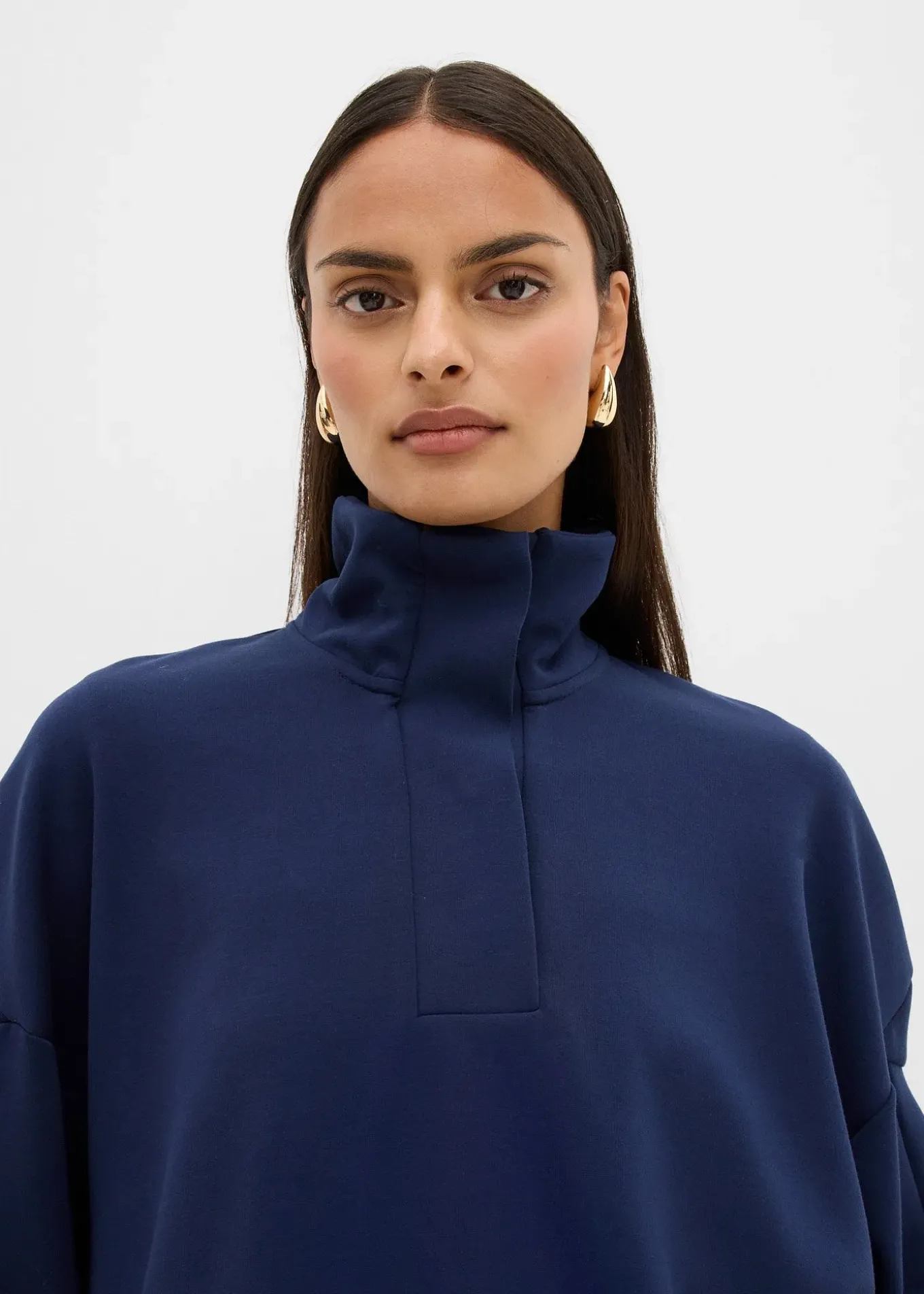 Sweat-shirt oversize en néoprène