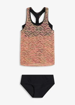 Tankini avec dentelle extensible (ens. 2 pces)