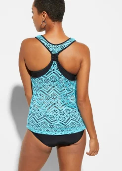 Tankini avec dentelle extensible (ens. 2 pces)