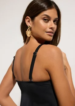 Tankini avec détail anneau (ens. 2 pces)