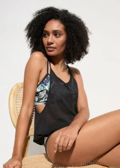 Tankini avec haut de bikini brassière (ens. 3 pces)