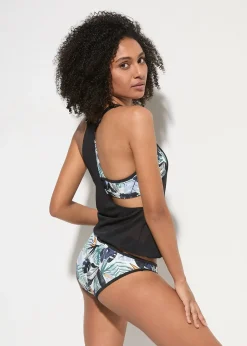 Tankini avec haut de bikini brassière (ens. 3 pces)