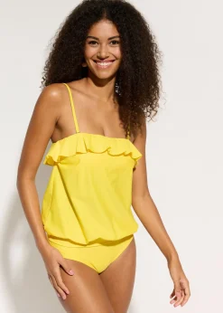 Tankini bandeau (ens. 2 pces) avec bretelles multipositions