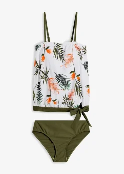 Tankini bandeau multi-positions (ens. 2 pces)