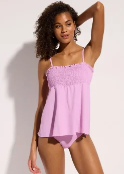 Tankini bandeau smocké (ens. 2 pces)