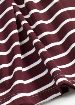 Tankini (ens. 2 pces) avec décolleté froncé