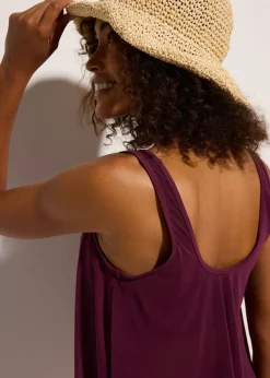 Tankini (ens. 2 pces) avec mesh transparent