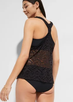 Tankini (ens. 2 pces) en dentelle